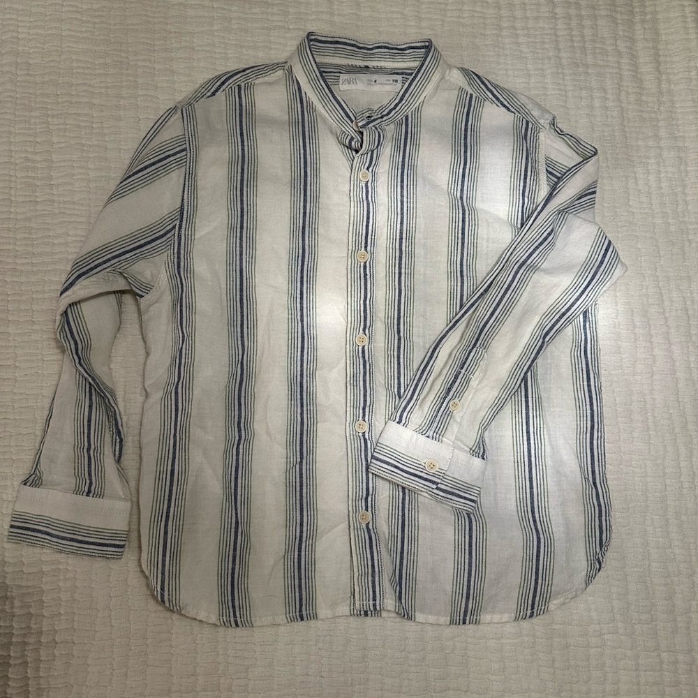 💫 3 for $20 !! zara boys lightweight button down shirt